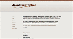 Desktop Screenshot of davidchristophercoiffure.com